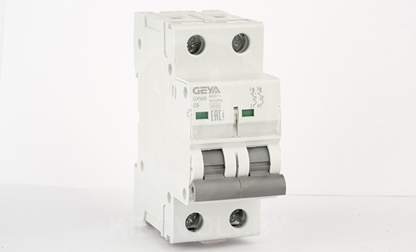 Автоматический выключатель GEYA C 6A 2P 4.5kA - фото 1 - id-p113575598