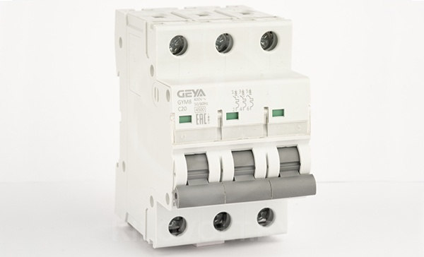 Автоматический выключатель GEYA C 20A 3P 4.5kA - фото 1 - id-p113575667