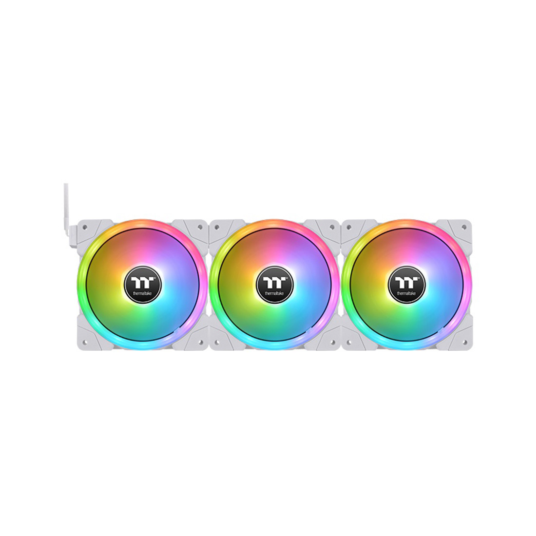 Кулер для компьютерного корпуса Thermaltake SWAFAN EX12 RGB PC Cooling Fan White (3-Fan Pack) - фото 3 - id-p113584162