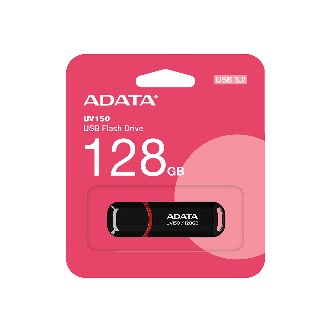 USB-накопитель ADATA AUV150-128G-RBK 128GB Черный - фото 2 - id-p113586541