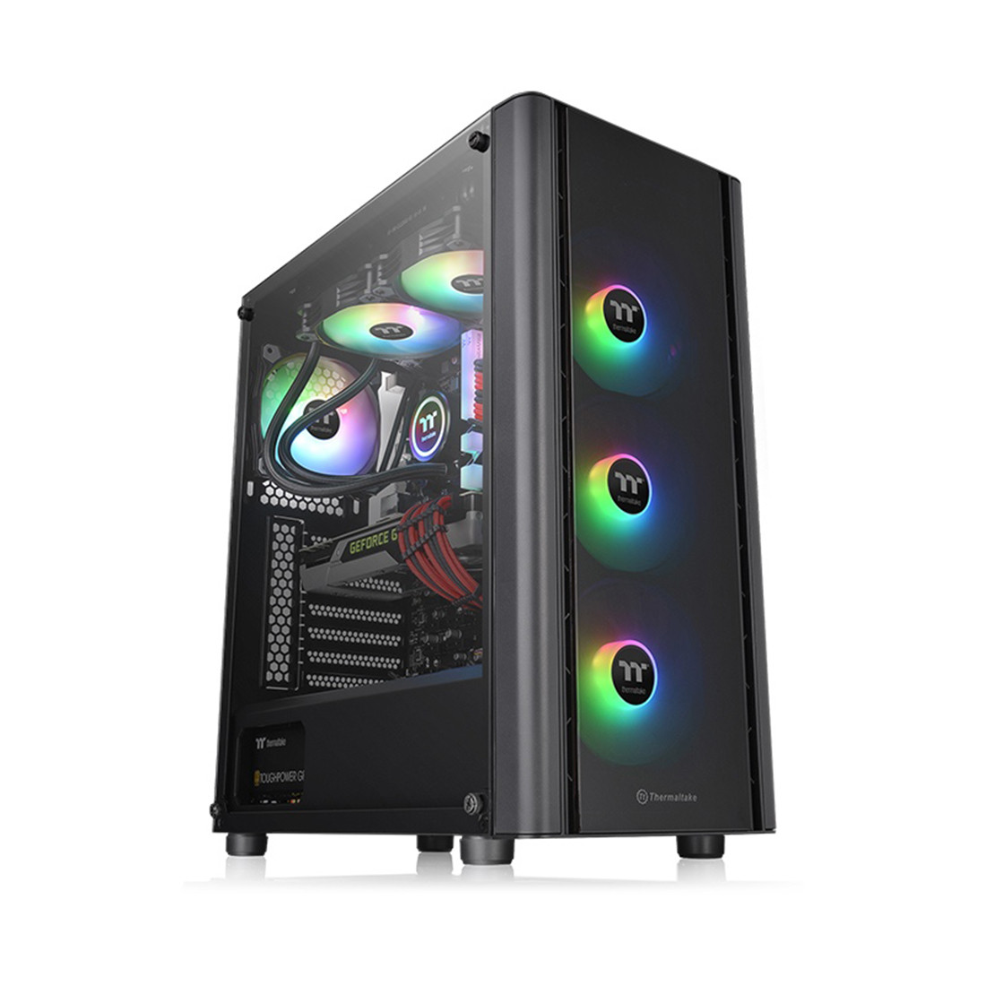 Компьютерный корпус Thermaltake V250 TG ARGB без Б/П - фото 1 - id-p113582392