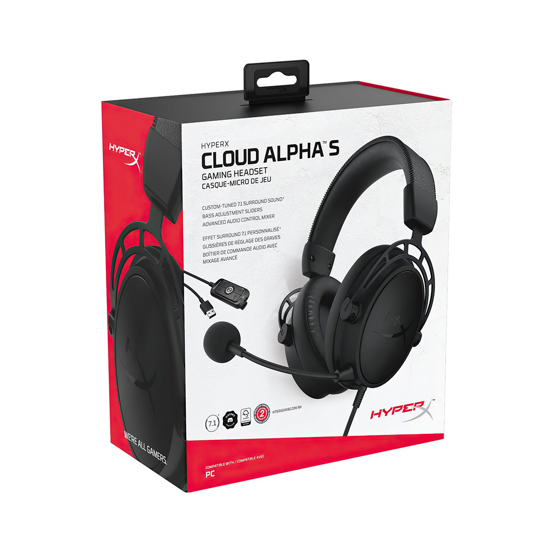 Гарнитура HyperX Cloud Alpha S Black 4P5L2AA - фото 3 - id-p113582464