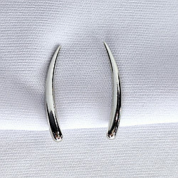 Серьги из серебра SOKOLOV 94025765 серебро с родием, без замка коллекц. SKLV