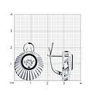 Серьги из серебра с фианитами и эмалью Diamant 94-120-01875-1 покрыто  родием, фото 3