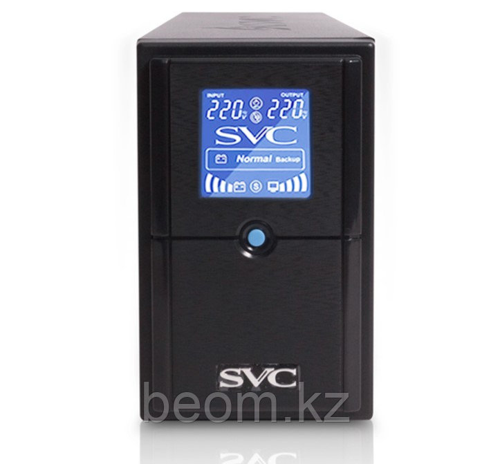 Источник бесперебойного питания 500ВА/300Вт (ИБП) UPS SVC V-500-L-LCD - фото 2 - id-p98637265