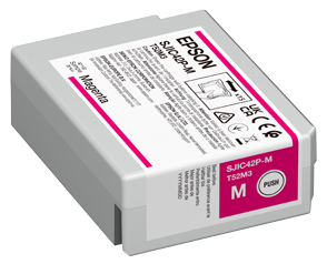 Картридж Epson C13T52M340 SJIC42P-M Ink cartridge for ColorWorks C4000e ( Magenta) - фото 1 - id-p113564615