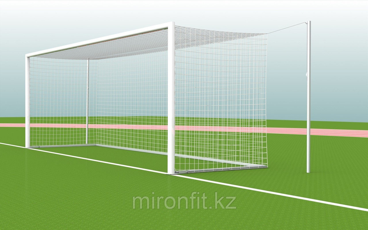 Ворота футбольные алюминиевые FIFA 7.32 х 2.44 м. бетонируемые в стаканы (пара). - фото 1 - id-p113640763