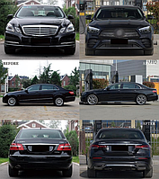 Рестайлинг обвес из Mercedes-Benz E-class W212 2009-2014 в Mercedes-Benz E-class 2021 W213 Sport