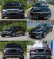 Рестайлинг обвес из Mercedes-Benz E-class W213 2016-2020 в Mercedes-Benz E-class W213 2021 Maybach