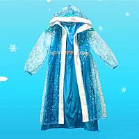 Костюм Эльзы Холодное Сердце с меховой окантовкой