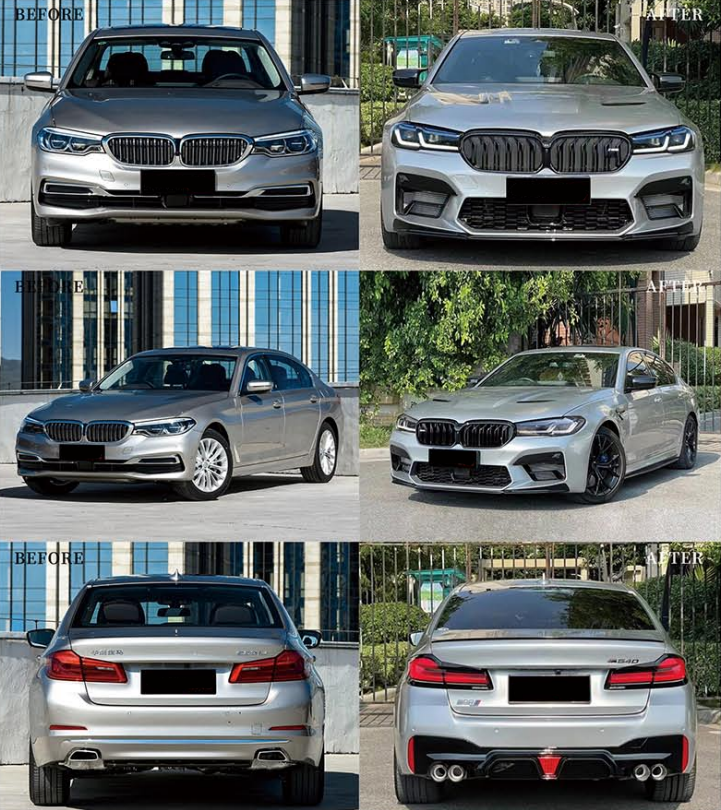 Рестайлинг обвес из BMW 5 G30 2017-2020 в BMW M5 G38 CS 2021 - фото 1 - id-p113641112