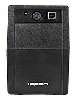 ИБП Ippon Back Basic 1050, 1050VA, 600Вт, AVR 162-275В, 3хС13, управление по USB, без комлекта кабелей