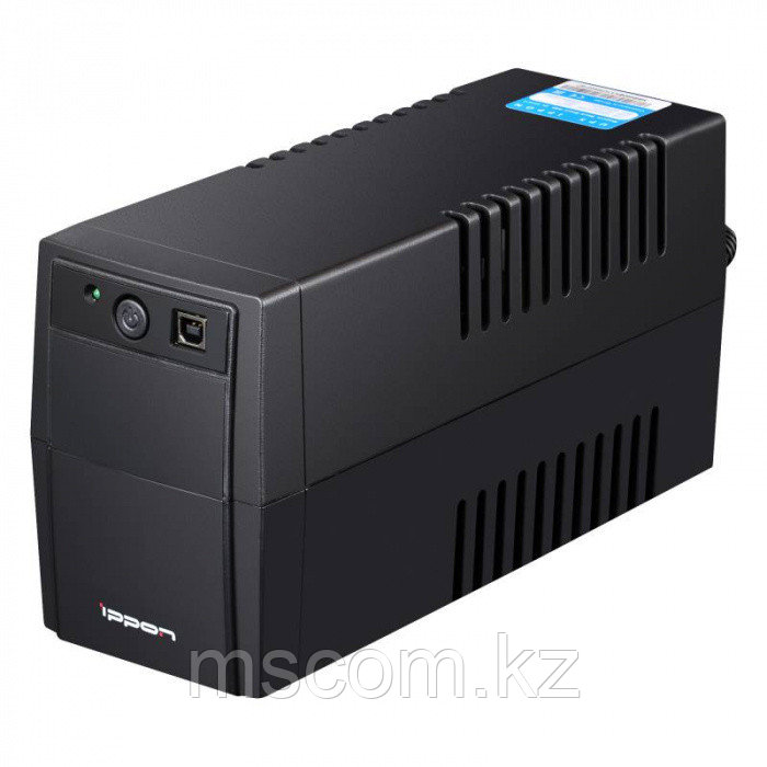 ИБП Ippon Back Basic 850 Euro, 850VA, 480Вт, AVR 162-275В, 2хEURO, управление по USB, без комлекта кабелей - фото 1 - id-p113545451