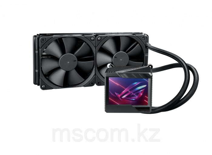 СЖО ASUS ROG RYUJIN 240 II, AIO, 2x120mm fan, 60mm fan, 1700 Socket, RGB, BOX - фото 1 - id-p113545556