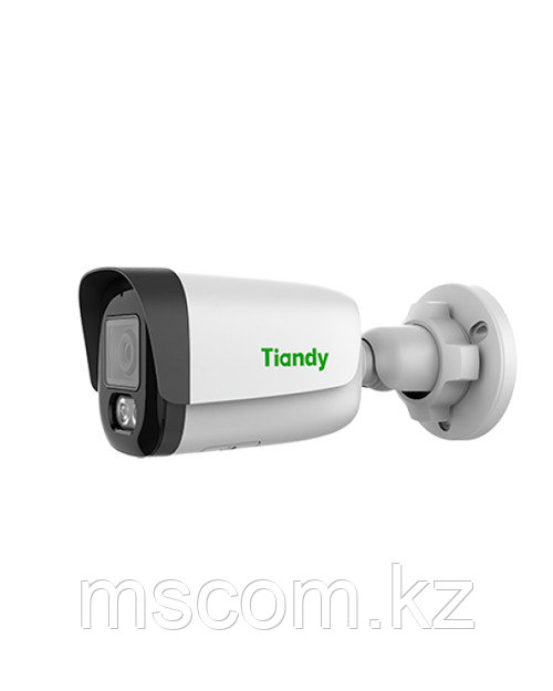 Tiandy 4Мп уличная цилиндрическая IP-камера 4мм, 2 Warm lights 15m, 512Гб слот SD, кнопка reset - фото 1 - id-p113548291
