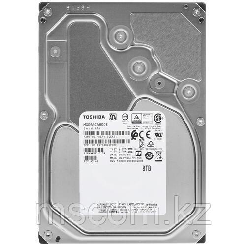 Жесткий диск Toshiba 8Tb, eHDD, 3.5", 7200rpm, 256MB, SATA III 6Gb/s, MG06ACA800E - фото 1 - id-p113546305