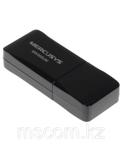 Mercusys MW300UM Беспроводной сетевой мини USB-адаптер, скорость до 300 Мбит/с - фото 1 - id-p113547627