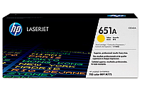 Желтый картридж с тонером HP 651A, 16 000 страниц для Color LaserJet, CE342A