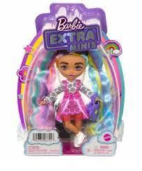 Barbie BRB Кукла экстра Минис 6"Модница с радужными волосами "