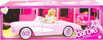 Barbie ИГРУШЕЧНАЯ МАШИНА BARBIE THE MOVIE COLLECTIBLE CAR PINK CORVETTE CONVERTIBLE - фото 1 - id-p113642879