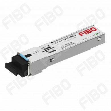 FIBO FT-S1-W3120SD SFP модуль WDM, 1.25G, 20 км, ТХ 1310 нм, RX 1550 нм, SC, DDM