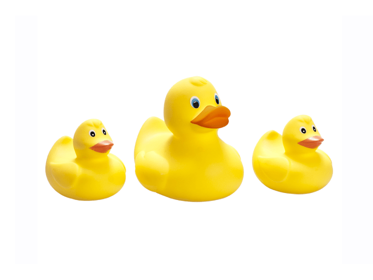 Игрушки для ванны Уточка с утятами, BPA-free, фото 1