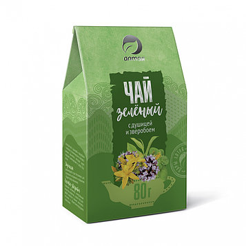 Чай зеленый с душицей и зверобоем "Алтэя", 80гр.