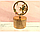 Шкатулка для украшений круглая золото Лягушка - Слон, фото 2