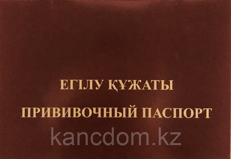 Бланк прививочный паспорт А6, 6 листов