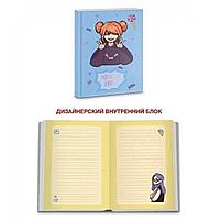 Блокнот, Личный дневник. книга для записей А6 48л дизайн 4. Экспо