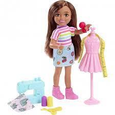 Barbie BARBIE ИГРОВОЙ НАБОР С КУКЛОЙ ЧЕЛСИ МОДЕЛЬЕР