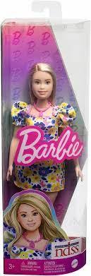 Barbie BARBIE МОДНИЦА С СИНДРОМОМ ДАУНА В ЦВЕТОЧНОМ ПЛАТЬЕ