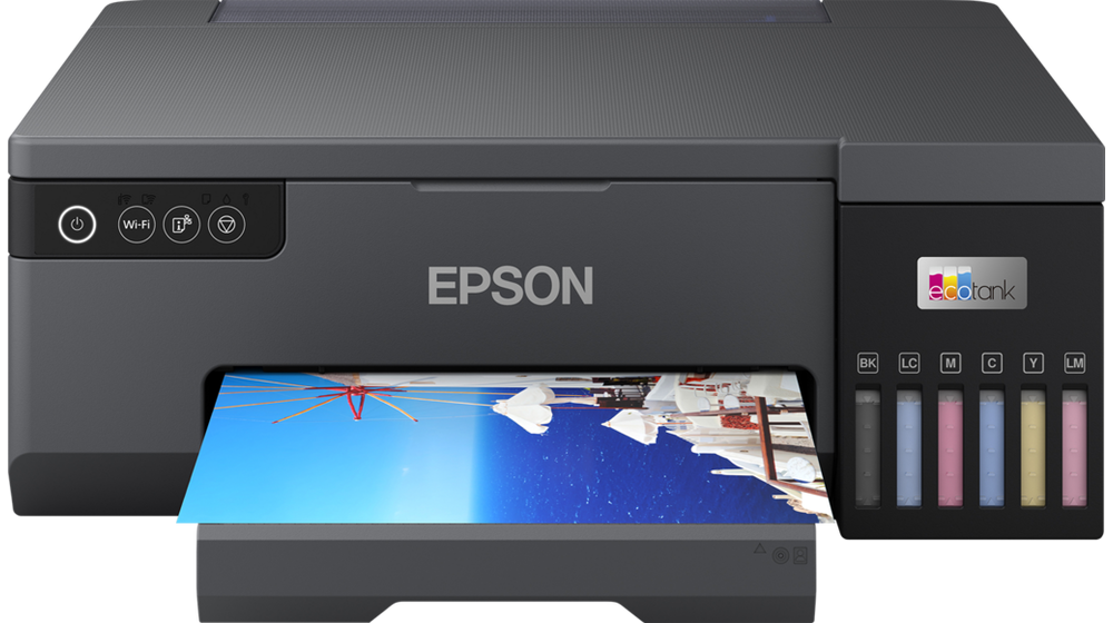 Epson C11CK37403 Принтер струйный цветной L8050, A4, до 22стр/мин, LAN, WIFI Direct, СНПЧ (6 цветов) - фото 1 - id-p113658512