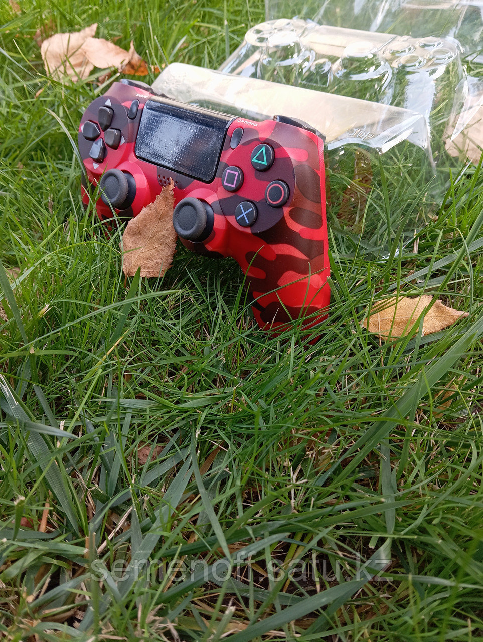 Джойстик Gamepad 4 красный камуфляж (red camouflage) - фото 4 - id-p110344652