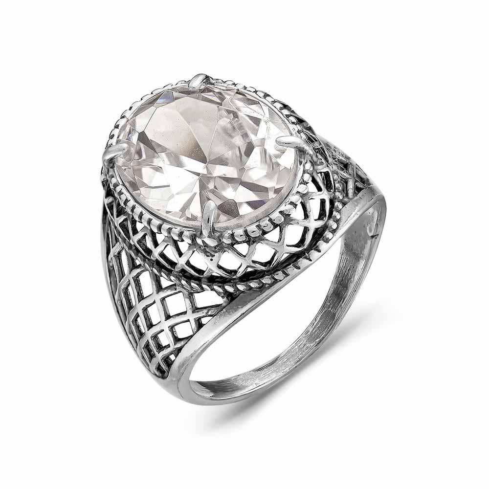 Серебряное кольцо с фианитом Красная Пресня 2387612 - фото 4 - id-p56565907