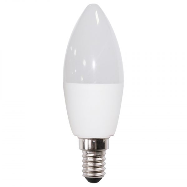 Лампа LED C35 6W 520Лм E14 6000K 100-265V - фото 1 - id-p113658681