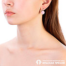 Серьги из серебра  КРАСНАЯ ПРЕСНЯ 3338370К, фото 2