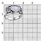 Кольца из серебра искусственный кошачий глаз Красная Пресня 23314330, фото 2