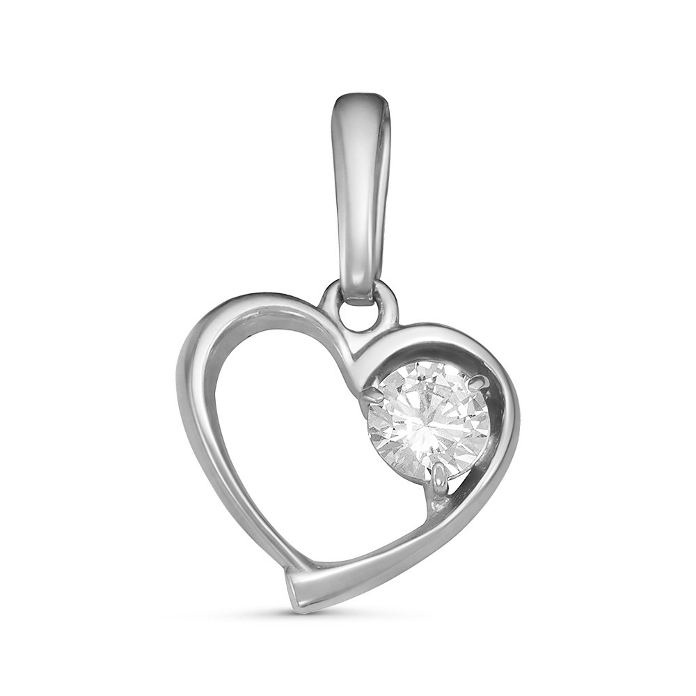 Подвеска из серебра Красная Пресня 53810480Д покрыто родием, фото 1