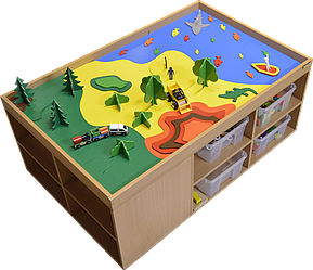 Ландшафтный стол с набором игрушек