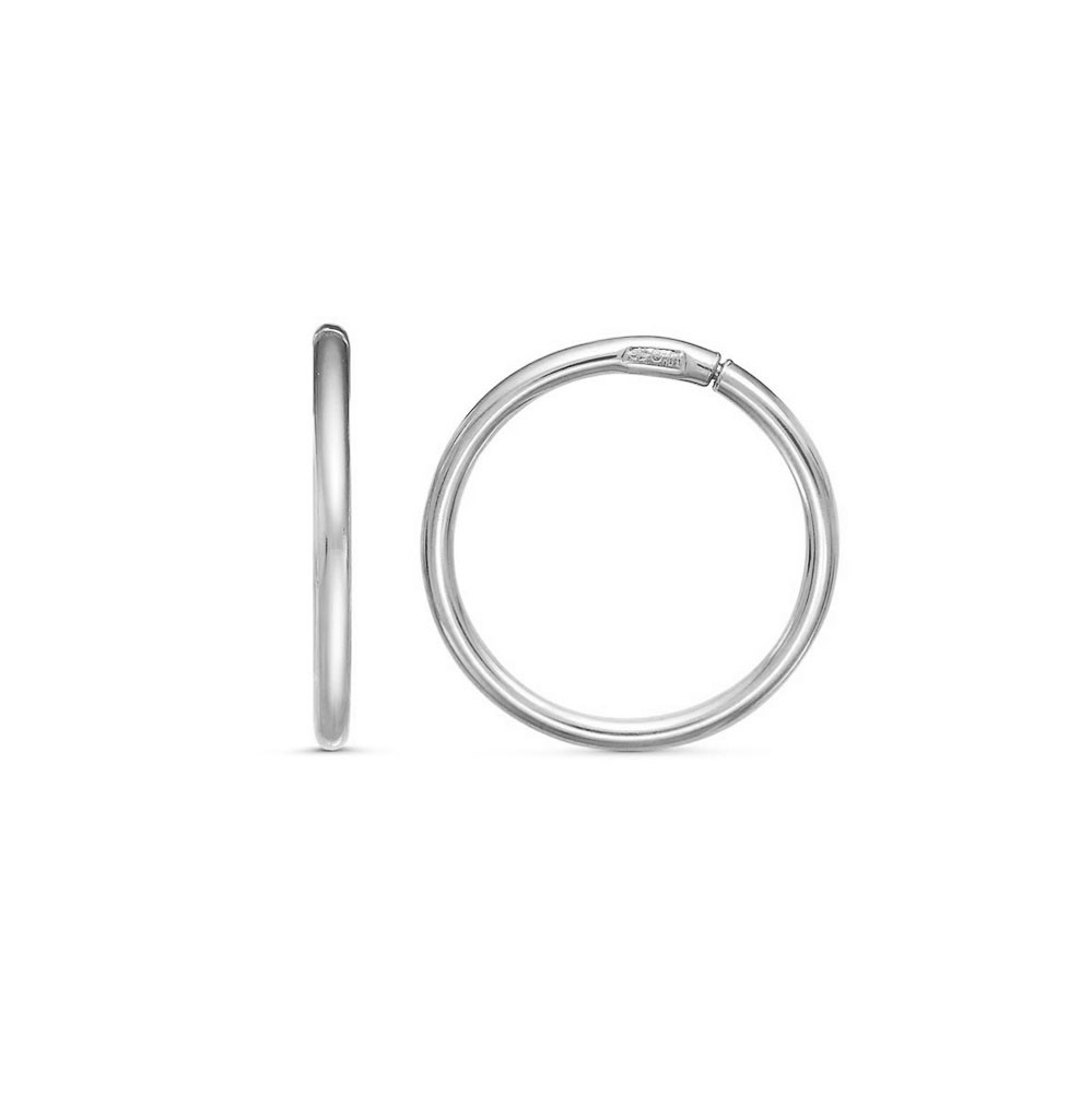 Серебряные серьги-конго Красная Пресня 330467Д , конго, фото 1