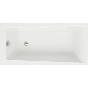 Акриловая ванна  LORENA 170*70 см ультра белый с ножками. Cersanit, фото 2