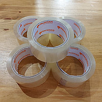 Скотч упаковочный "PackMan". Канцелярский. Клейкая липкая лента. Ширина 45 мм. Намотка 70 м.