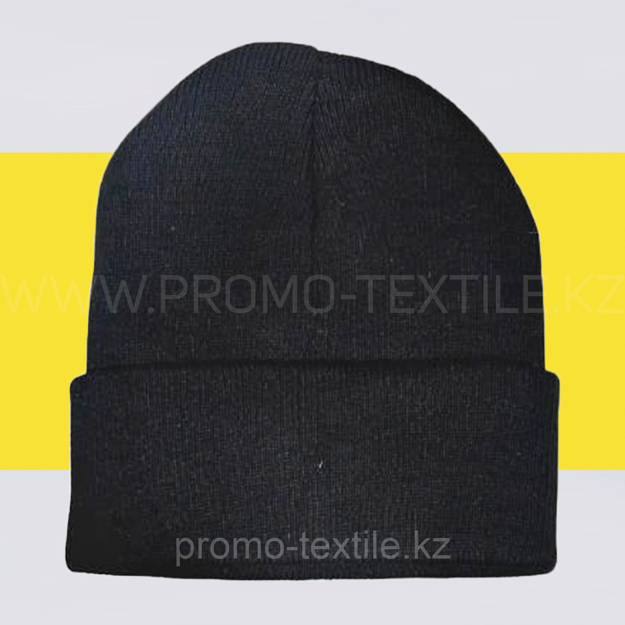 Шапка зимняя черного цвета | Зимняя шапка для рабочих
