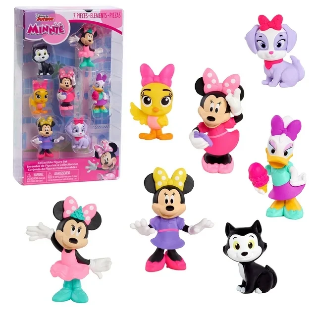 Игровой набор коллекционных фигурок Disney Junior Минни Маус из 7 предметов