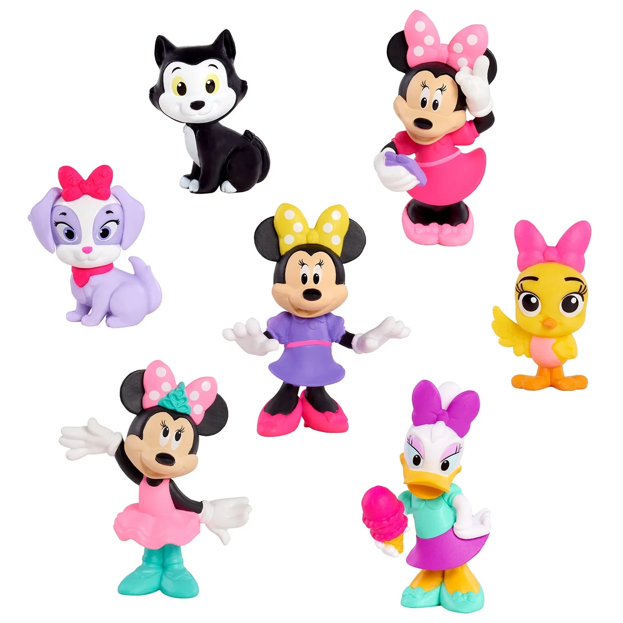 Игровой набор коллекционных фигурок Disney Junior Минни Маус из 7 предметов