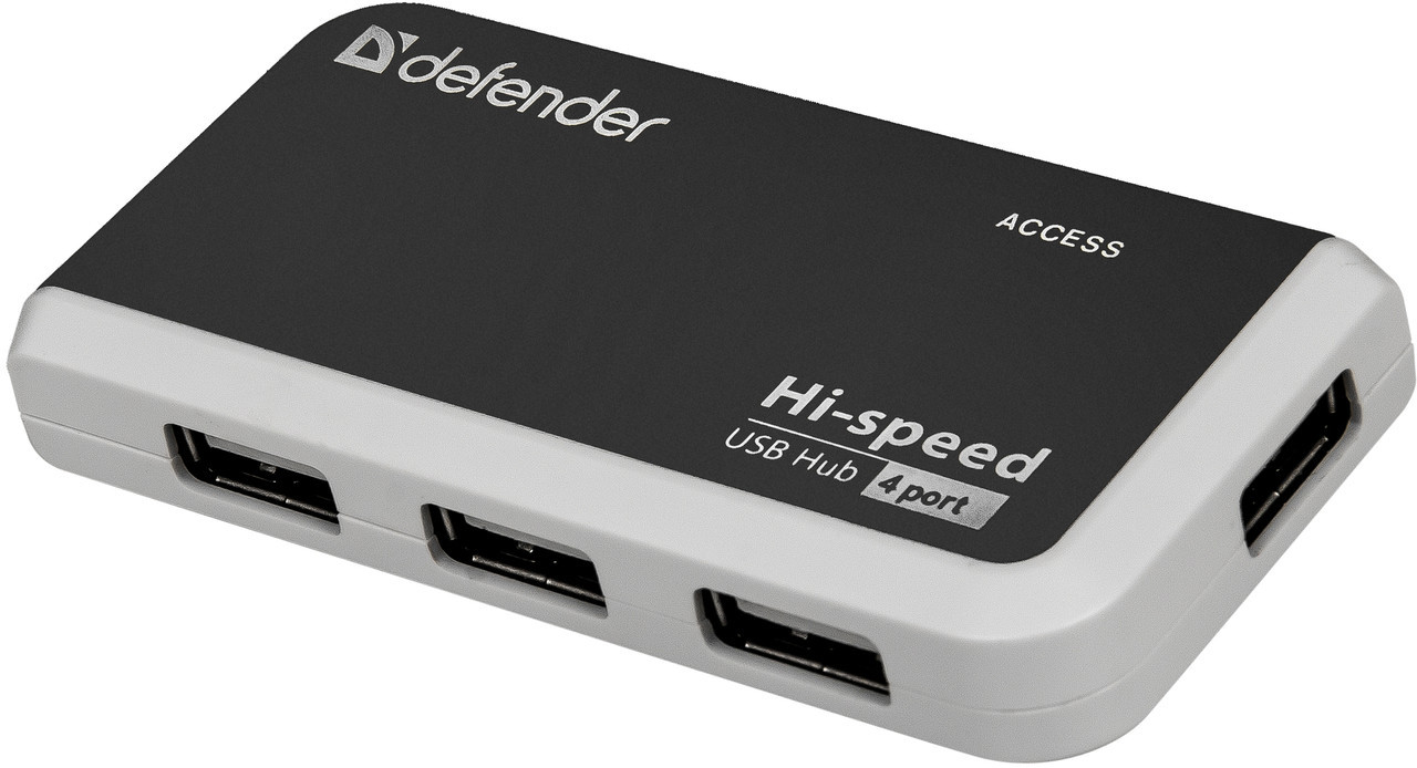 Разветвитель Defender Quadro Infix USB2.0, 4порта HUB - фото 1 - id-p113662186