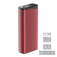 Зарядтағыш Power bank Olmio QL-20, 20000mAH, қызыл