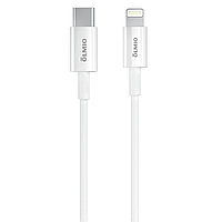 Кабель Olmio, USB 2.0 - lightning, 1м, 3A, белый