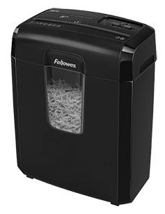 Шредер Fellowes® PowerShred® 8Cd, DIN P-4, 4х35мм, 8лст., 14лтр.,уничт.: скобы,скр., пл.карты,CD